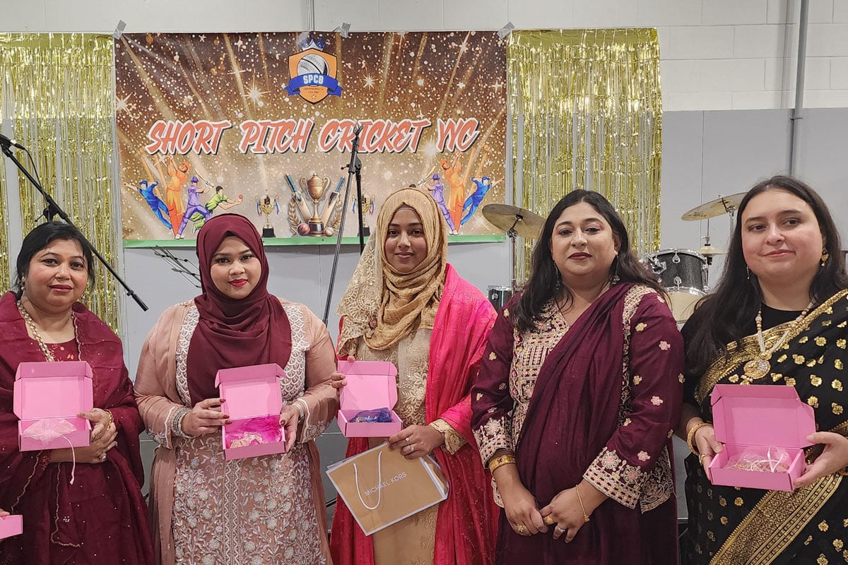 কানাডার ক্যালগারিতে শর্ট পিচ ক্রিকেট ওয়াই ওয়াই সি গালা নাইট অনুষ্ঠিত