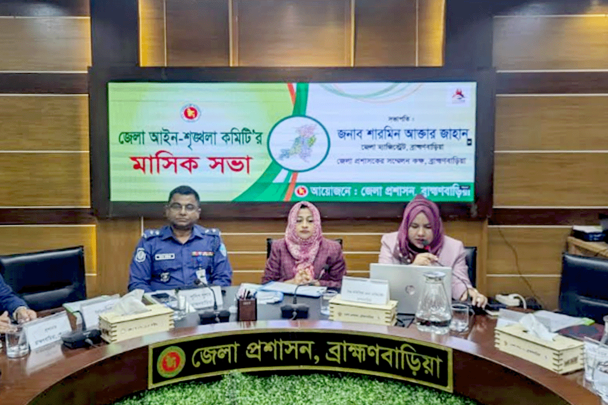 নির্বাচনের প্রস্তুতি সম্পন্ন, পরিবেশ সন্তোষজনক: ব্রাহ্মণবাড়িয়া জেলা প্রশাসক