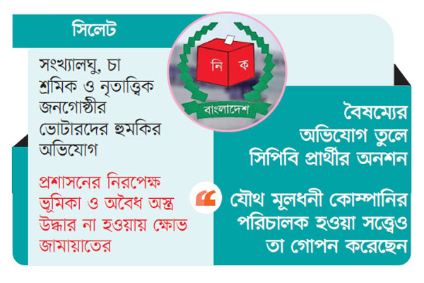 শেষ সময়ে উত্তপ্ত ভোটের মাঠ