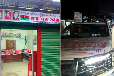 স্বতন্ত্র প্রার্থীর অফিসে জিয়া পরিবারের ছবি, ২০ হাজার টাকা জরিমানা