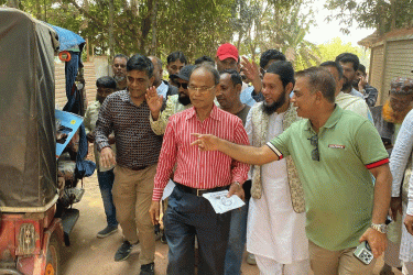 মুন্সীগঞ্জ-২ আসনে বিএনপি প্রার্থী আব্দুস সালাম আজাদের গণসংযোগ