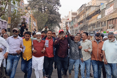 নারায়ণগঞ্জে বিএনপি প্রার্থীর প্রচারণা