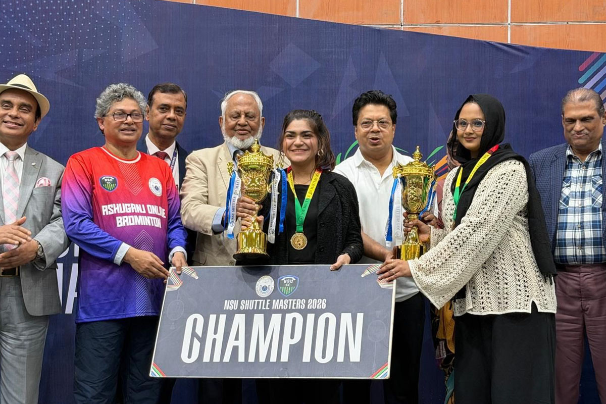 এনএসইউতে ইনডোর ব্যাডমিন্টন টুর্নামেন্ট অনুষ্ঠিত