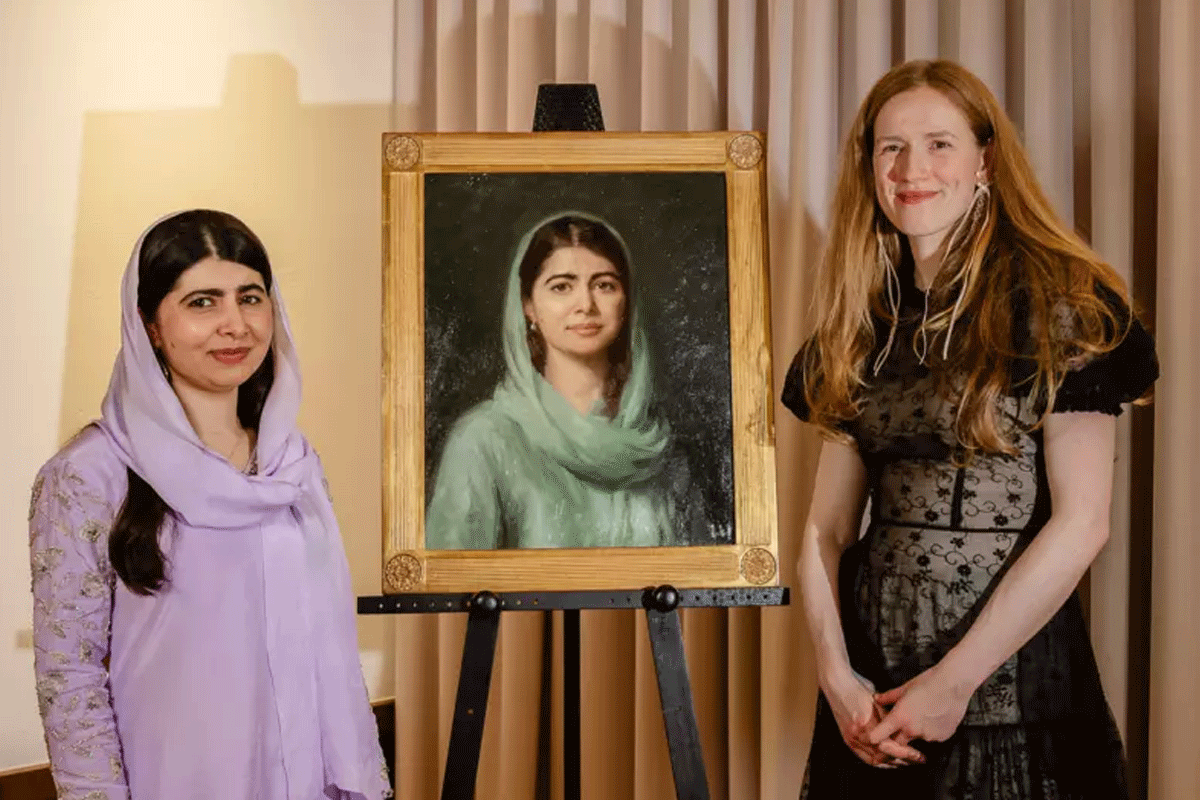 অবদানের স্বীকৃতি: অক্সফোর্ডে মালালার প্রতিকৃতি উন্মোচন