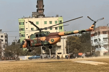 নির্বাচনে বিশৃঙ্খলা মোকাবিলায় কুমিল্লায় সেনাবাহিনীর মহড়া