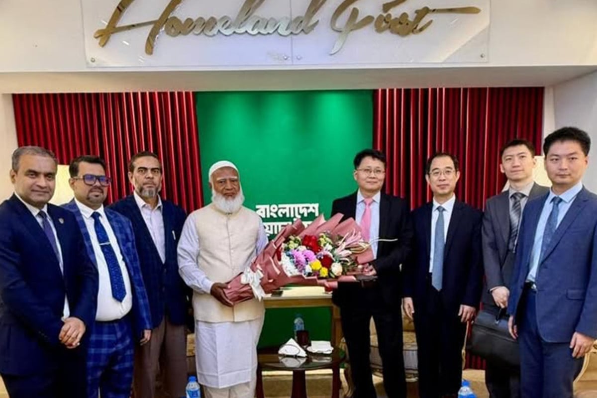 জামায়াত আমিরের সঙ্গে চীনা নির্বাচন পর্যবেক্ষক দলের বৈঠক