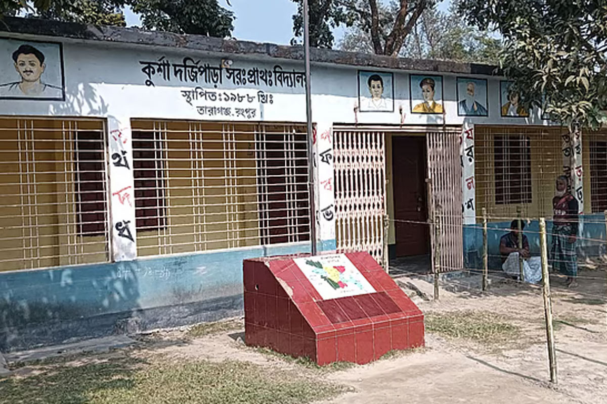 রংপুরে ভোটকেন্দ্র থেকে সিসি ক্যামেরা চুরি
