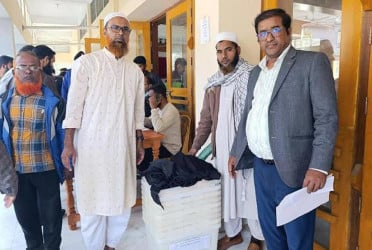 গোপালগঞ্জে নির্বাচন ও গণভোটের সরঞ্জাম বিতরণ শুরু