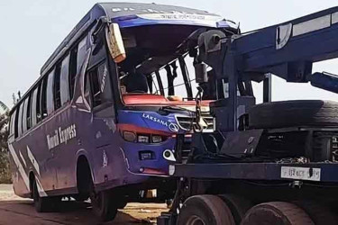 ভাঙ্গায় যাত্রীবাহী বাস উল্টে নিহত ২, আহত ২৩