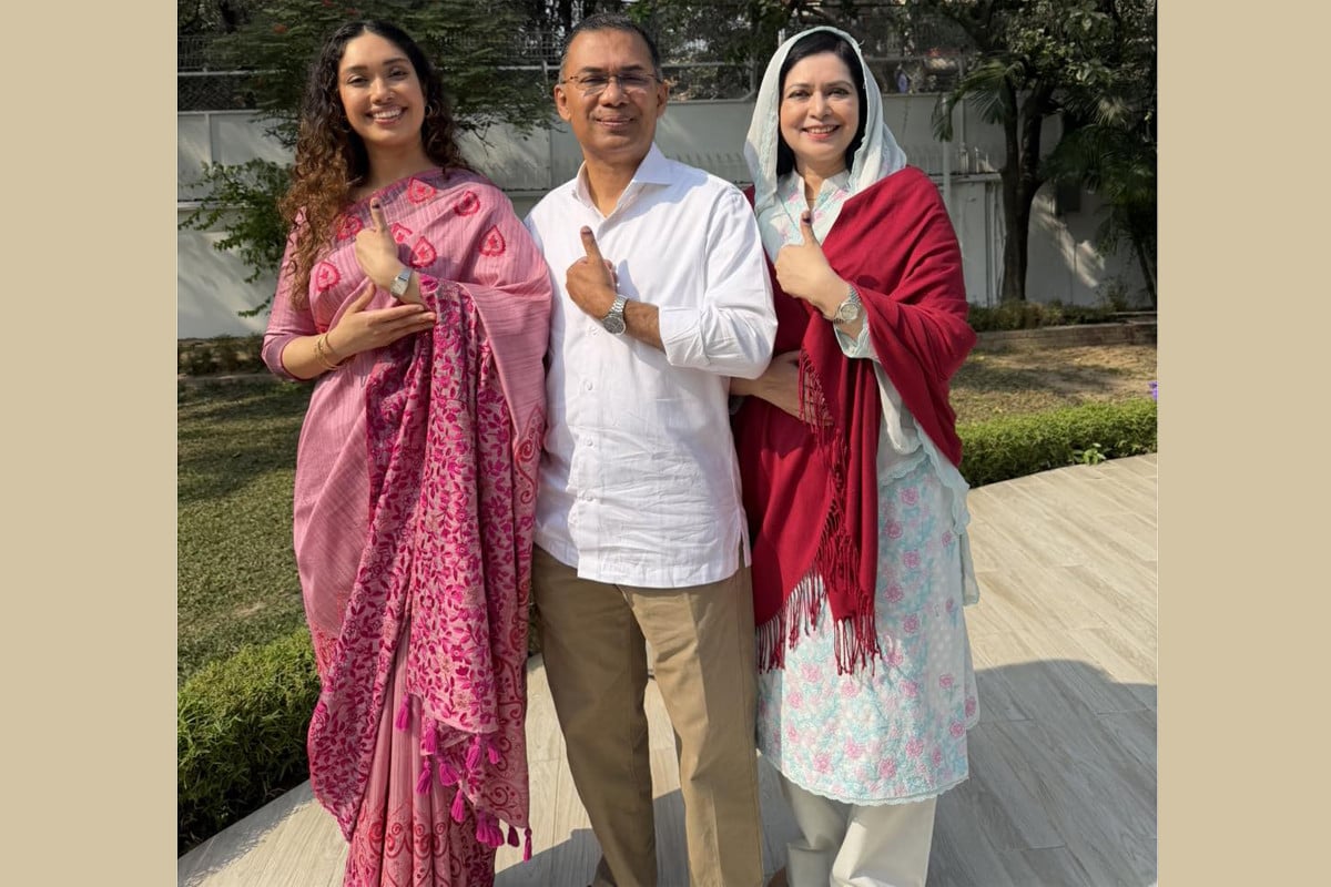 ভোট দিলেন জুবাইদা রহমান ও জাইমা রহমান