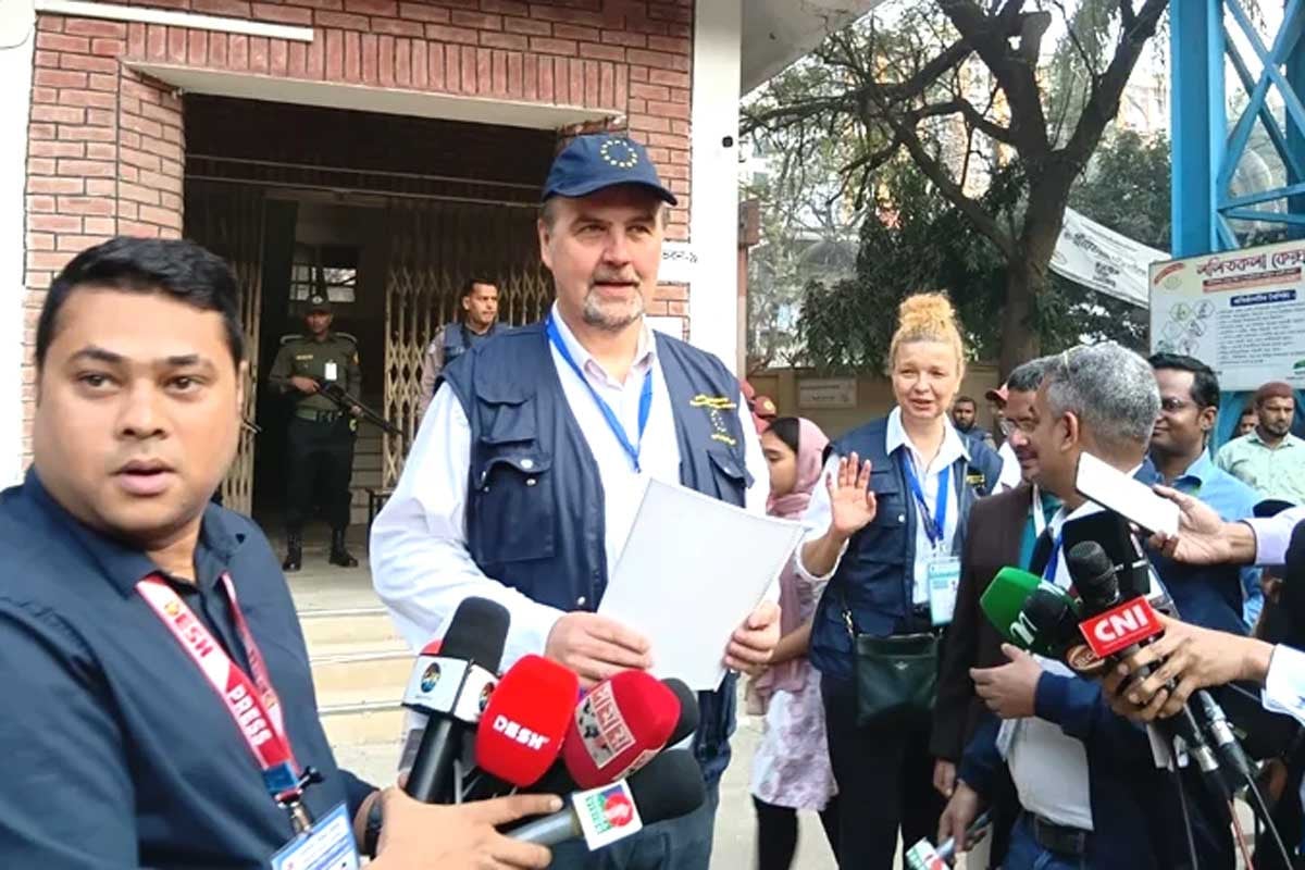 বাংলাদেশের গণতন্ত্রের জন্য আজ তাৎপর্যপূর্ণ দিন : ইইউ প্রধান পর্যবেক্ষক
