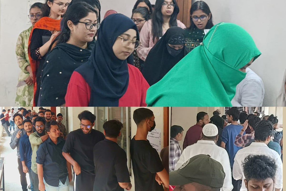 উৎসবমুখর পরিবেশে ভোটগ্রহণ সম্পন্ন