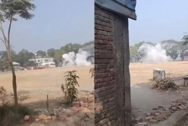 মুন্সীগঞ্জে ভোটকেন্দ্রের বাইরে ককটেল বিস্ফোরণ