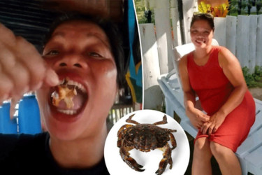 ভিডিও বানাতে গিয়ে ‘ডেভিল কাঁকড়া’ খেয়ে ফুড ভ্লগারের মৃত্যু