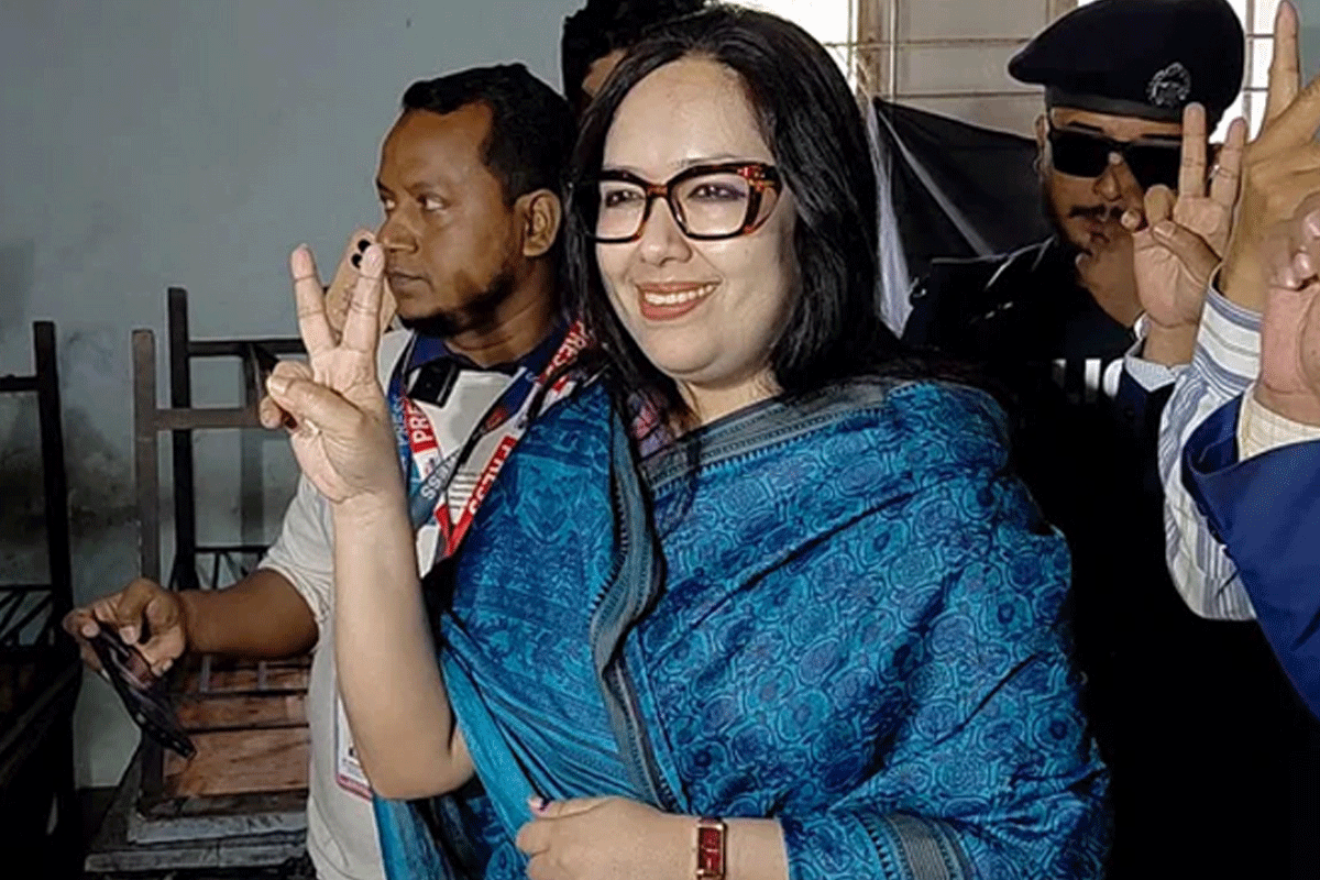 রুমিন ফারহানা বেসরকারিভাবে বিজয়ী