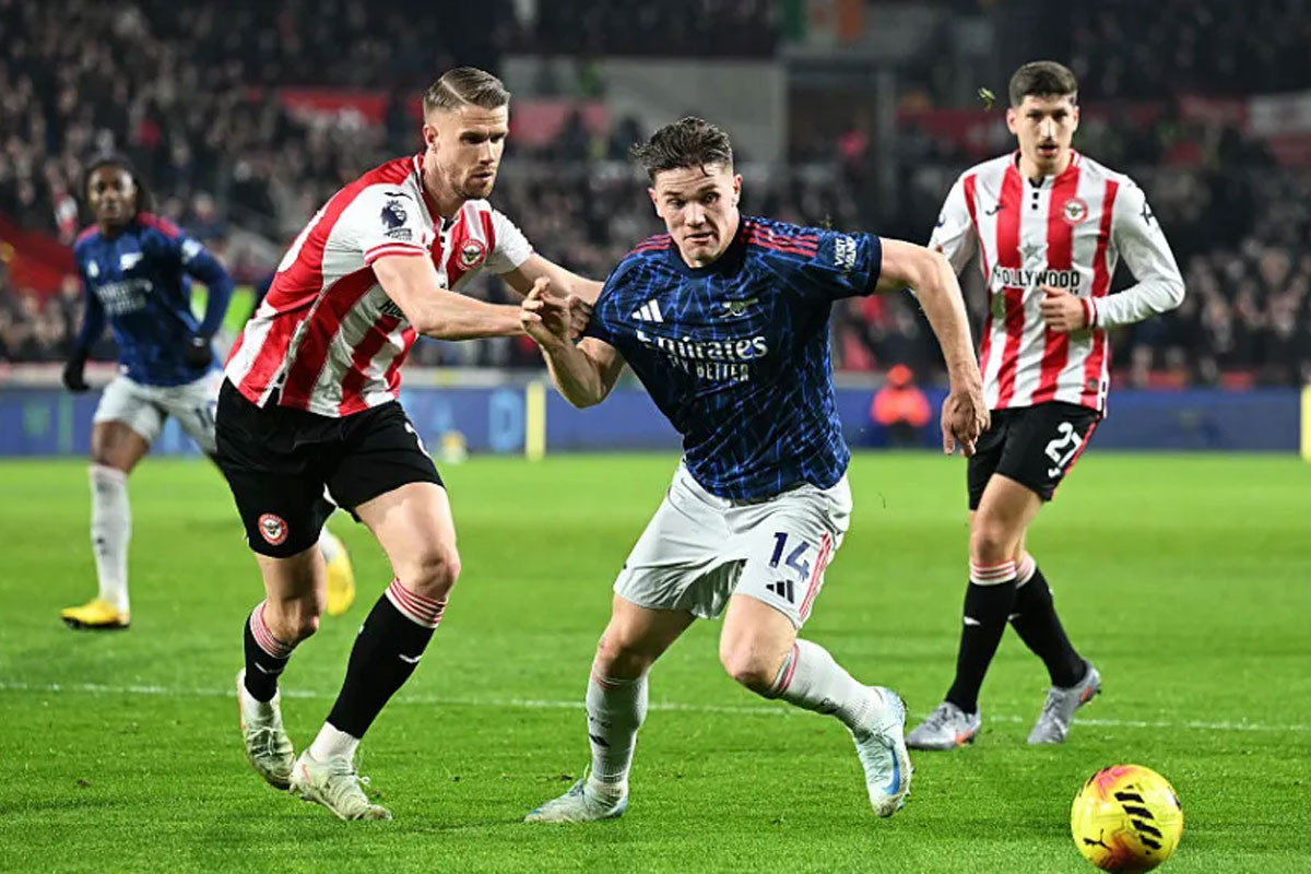 ব্রেন্টফোর্ডের মাঠে পয়েন্ট হারাল আর্সেনাল