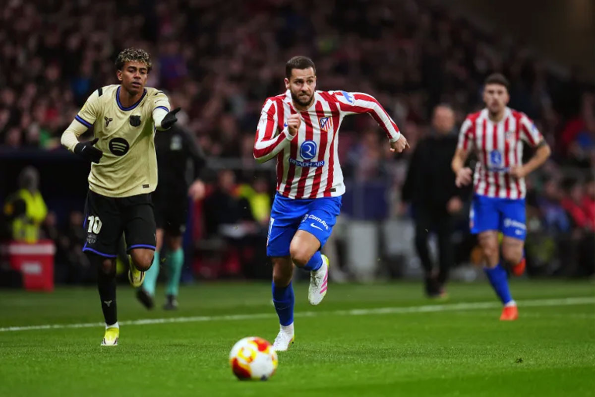 বার্সেলোনার জালে আতলেতিকোর এক হালি