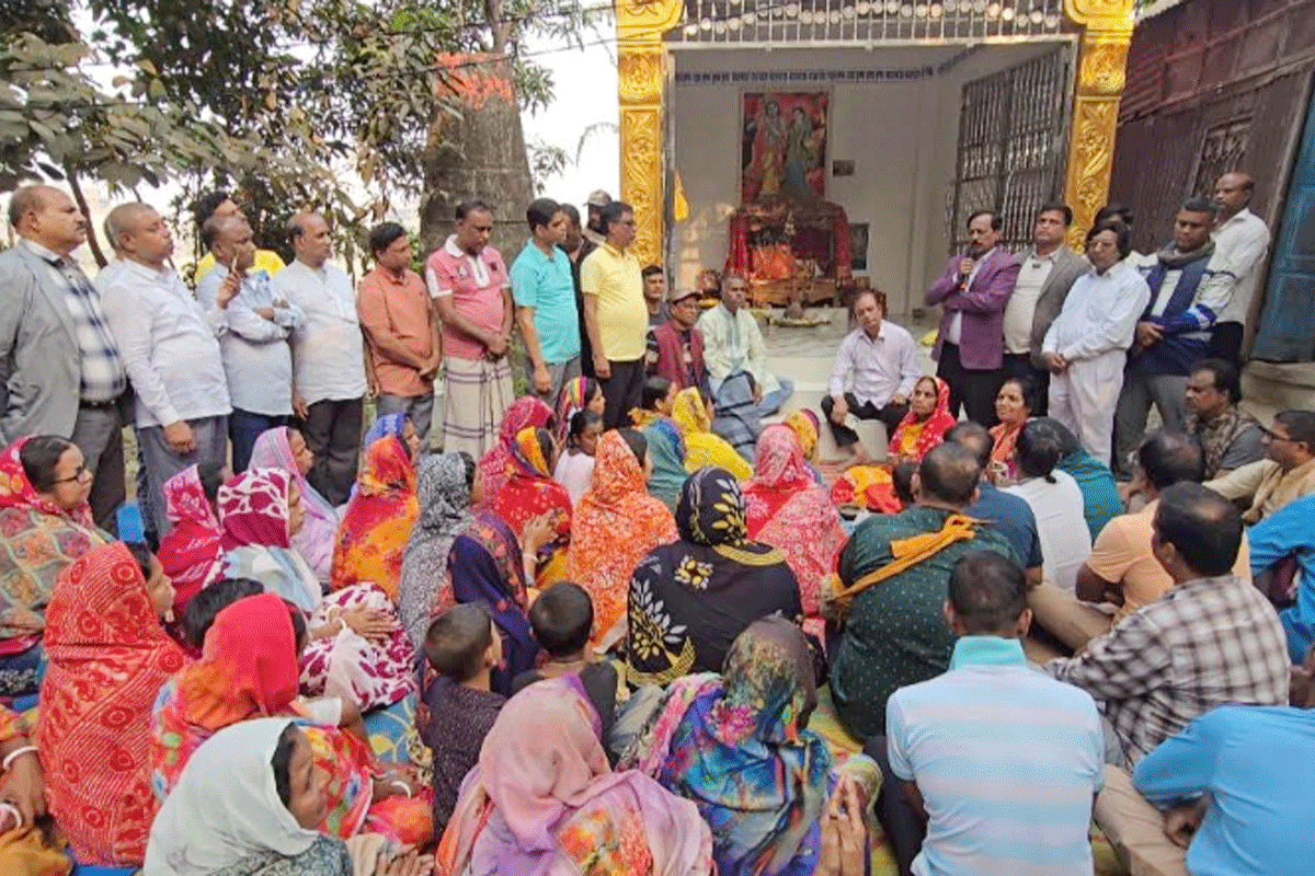 আমান উল্লাহ আমানের বিজয়ে কেরানীগঞ্জে হিন্দু সম্প্রদায়ের প্রার্থনা