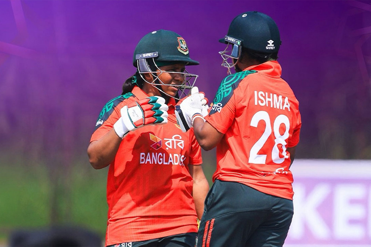 ৪ রানের রুদ্ধশ্বাস জয়ে এশিয়া কাপ শুরু টাইগ্রেসদের