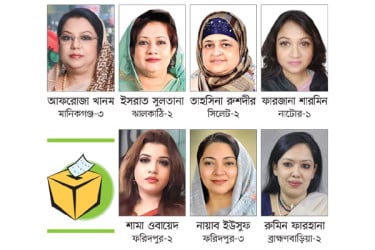 জয়ী হলেন সাত নারী