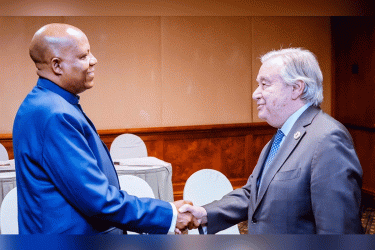 আফ্রিকার নেতৃত্বে নাইজেরিয়াকে এগিয়ে আসার আহ্বান গুতেরেসের