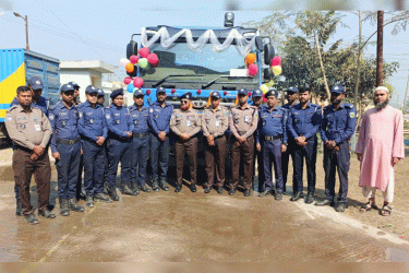 খাঁটিহাতা হাইওয়ে থানায় নতুন রেকার, দুর্ভোগ লাঘবের আশা