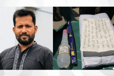 চাঁদপুরে ইউপি চেয়ারম্যানের বাড়িতে ককটেল বিস্ফোরণ, প্রাণনাশের হুমকি