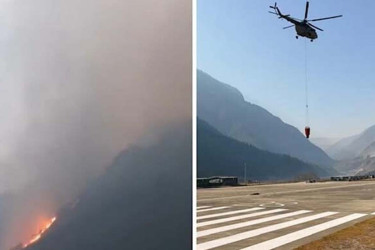 দাবানলে পুড়ছে ভারতের অরুণাচল-নাগাল্যান্ড