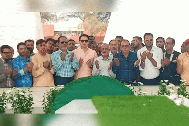 জিয়াউর রহমান ও খালেদা জিয়ার সমাধিতে সাঈদ আল নোমানের শ্রদ্ধা