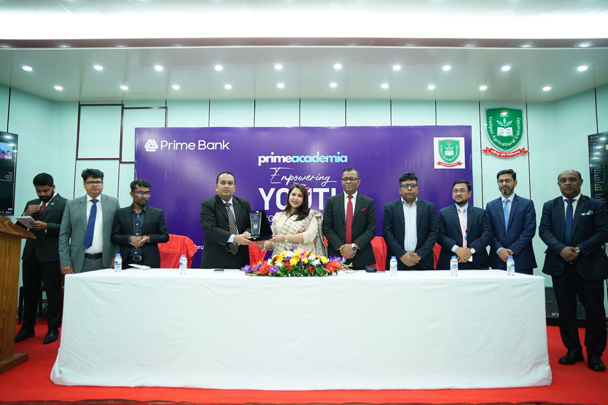 গাকৃবি-তে প্রাইম ব্যাংকের “এমপাওয়ারিং ইয়ুথ” বিষয়ক সেমিনার অনুষ্ঠিত