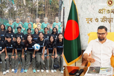 এশিয়ান কাপে নারী দলের জন্য শুভকামনা ক্রীড়া প্রতিমন্ত্রীর