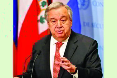 এআই নিয়ে জাতিসংঘ মহাসচিবের সতর্কবার্তা