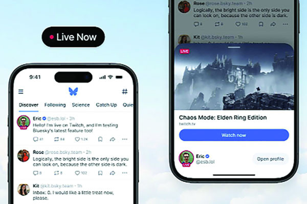 উন্মুক্ত হলো ব্লুস্কাইয়ের ‘লাইভ নাও’