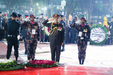 ৫২'র ভাষা শহীদদের প্রতি বিজিবি মহাপরিচালকের শ্রদ্ধা