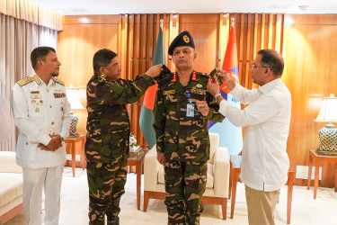 সশস্ত্র বাহিনী বিভাগের নতুন প্রিন্সিপাল স্টাফ অফিসারের দায়িত্বভার গ্রহণ