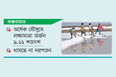 লবণ উৎপাদনে ছন্দপতন