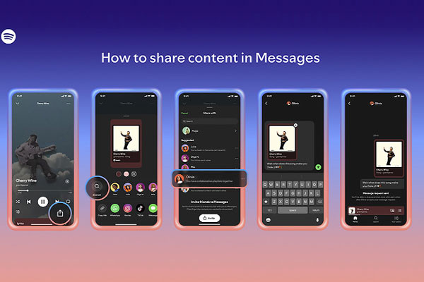 স্পটিফাই ইন-অ্যাপ মেসেজিংয়ে ‘গ্রুপ চ্যাটিং’