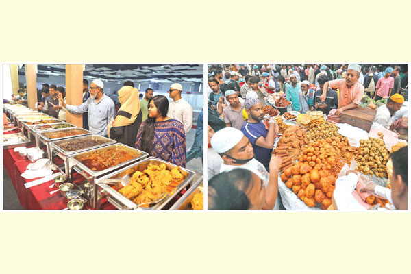 বাহারি পদে জমজমাট ইফতার