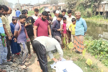 কালীগঞ্জে রেললাইনের পাশ থেকে যুবকের মরদেহ উদ্ধার