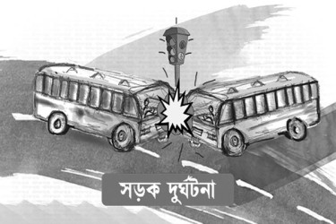 ঘরে ঢুকে গেল মাটিবোঝাই ট্রাক প্রাণ হারালেন ঘুমন্ত বৃদ্ধ