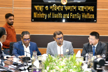 স্বাস্থ্যখাতে চীনের সহযোগিতা বাড়ানোর আহ্বান মন্ত্রীর