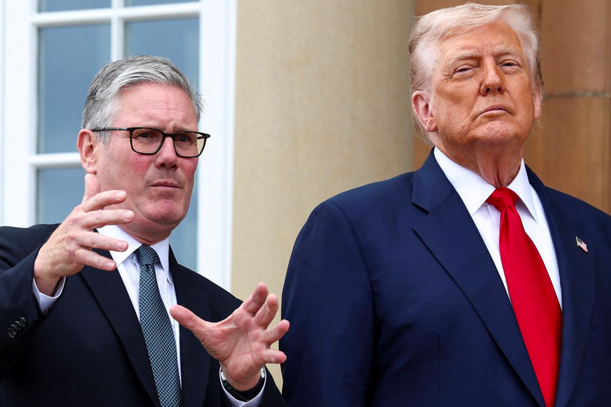 স্টারমার সাহায্য করছেন না, সম্পর্ক আগের মতো নেই : ট্রাম্প