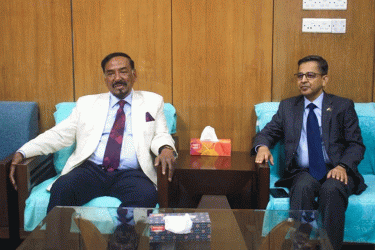 মুক্তিযুদ্ধ মন্ত্রীর সঙ্গে ভারতের হাইকমিশনারের সৌজন্য সাক্ষাৎ