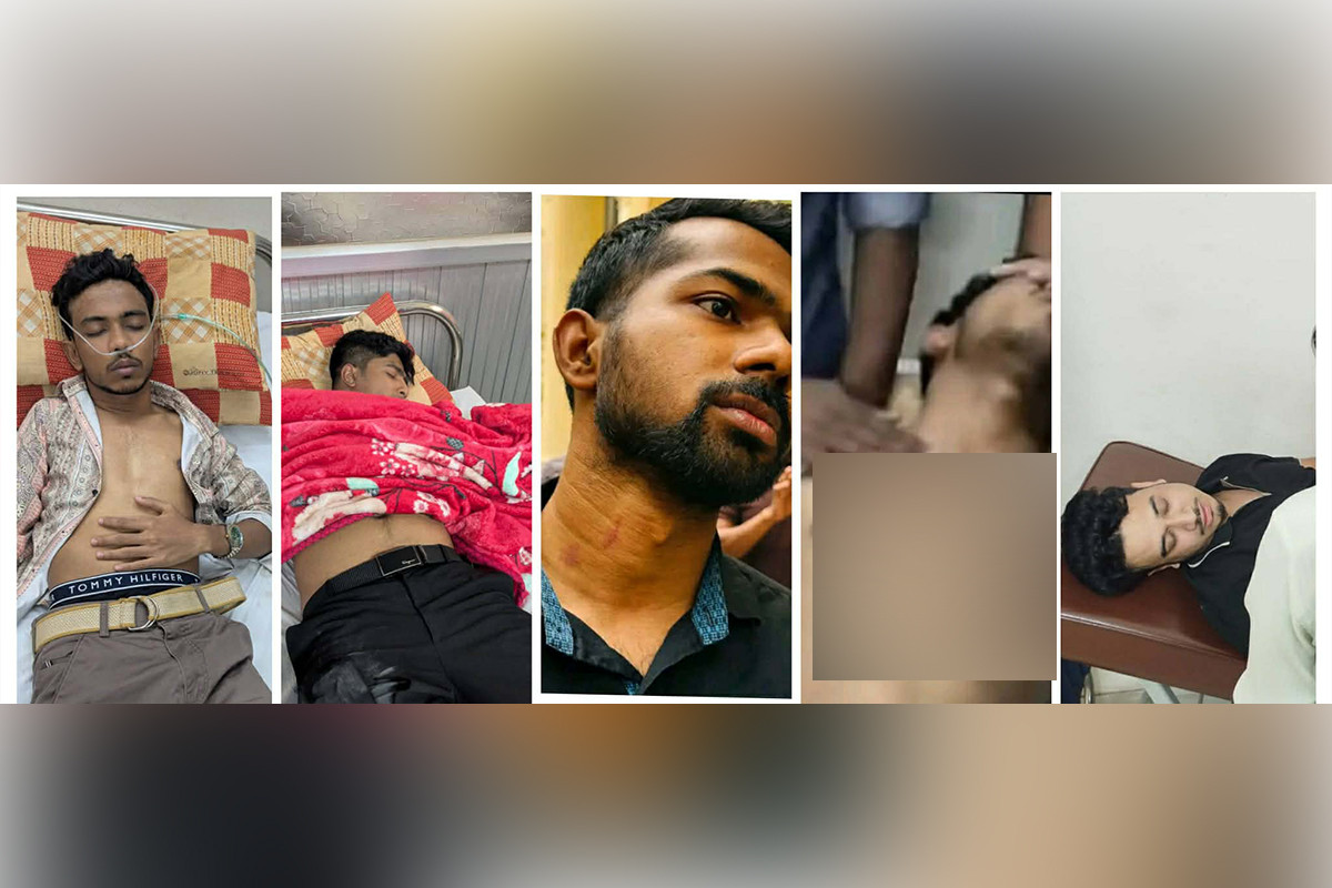 জবিতে সাংবাদিকদের উপর হামলা, আহত ১২