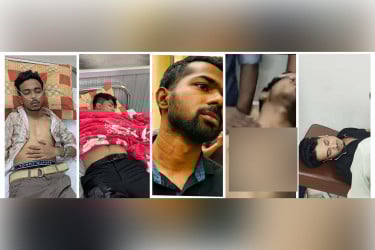 জবিতে সাংবাদিকদের উপর হামলা, আহত ১২