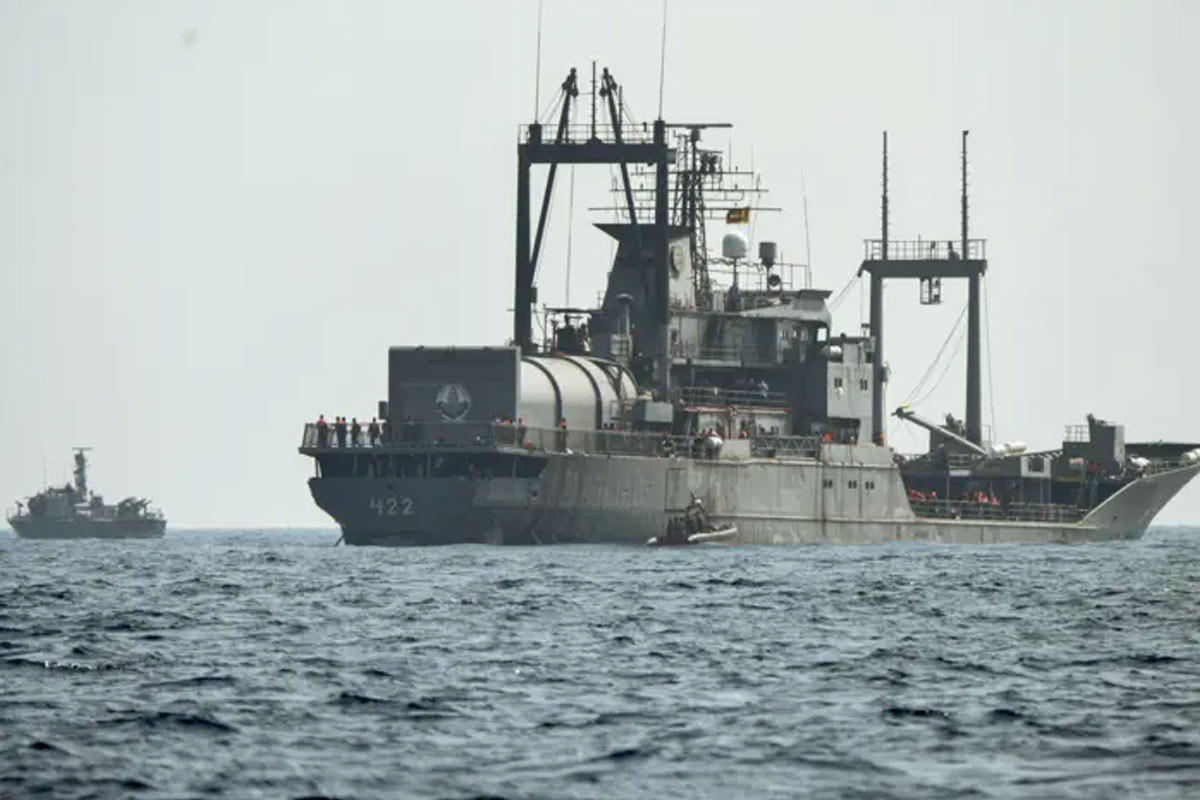 ইরানি আরেকটি জাহাজ থেকে ২০৮ জনকে উদ্ধার করেছে শ্রীলঙ্কা