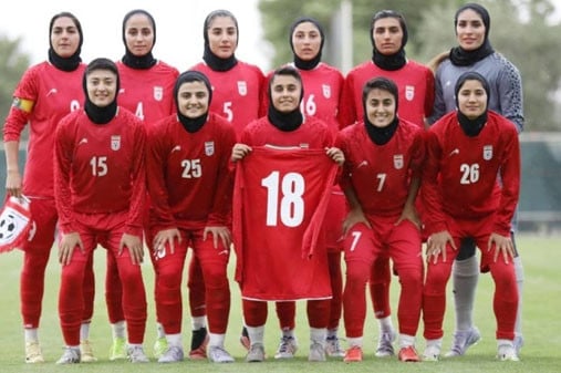 জাতীয় সঙ্গীত না গাওয়ায় হুমকি, নিরাপত্তা চায় ইরান নারী ফুটবল দল