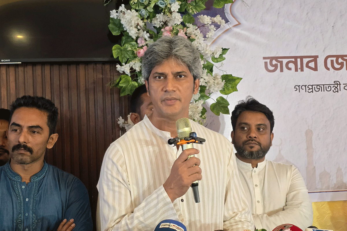 সরকার ও বিরোধী দলকে ঐক্যবদ্ধ হয়ে কাজ করতে হবে: জোনায়েদ সাকি