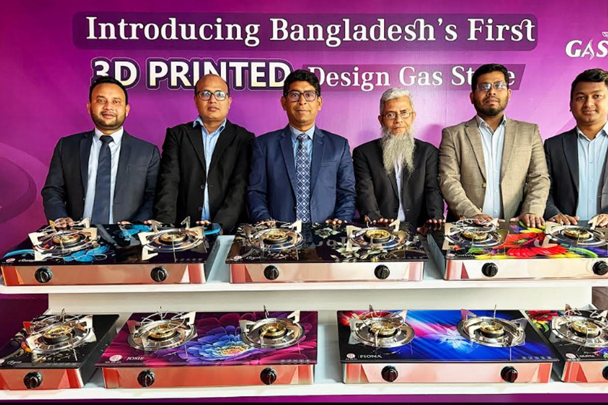 দেশে প্রথম থ্রিডি প্রিন্টেড ডিজাইনের গ্যাস স্টোভ আনল আরএফএল
