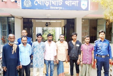 দিনাজপুরে মাদকবিরোধী অভিযানে গ্রেফতার ৭